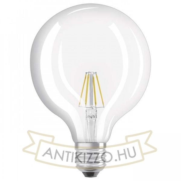 OSRAM Retrofit Globe 125   világos 230V E27 LED EQ60  2700K
