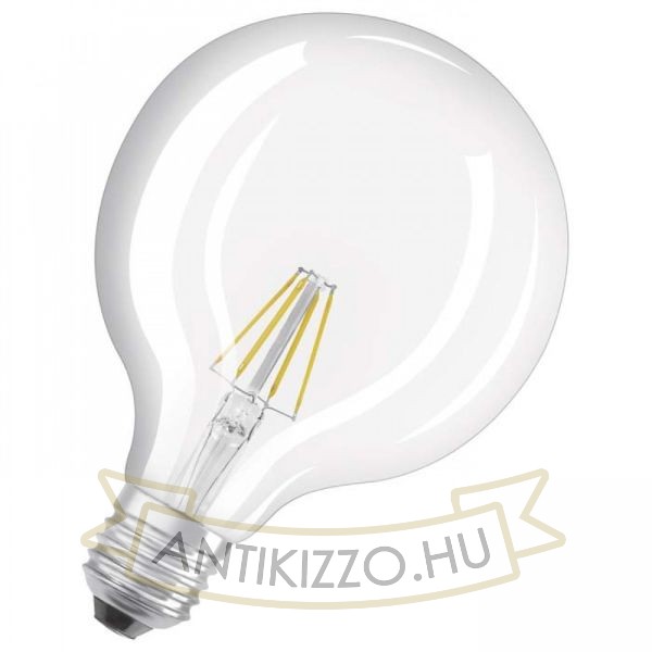 OSRAM Retrofit Globe 125   világos 230V E27 LED EQ40  2700K