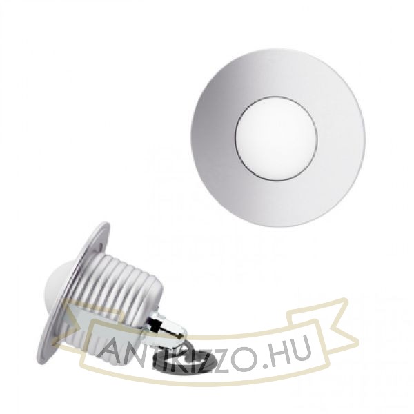 TRILL DC LENS süllyesztett lámpa acél 24= LED 3W IP65 3000K