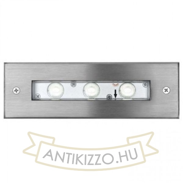 JERRY DC süllyesztett lámpa rozsdamentes acél 24= LED 3x1W 50° IP65 4000K