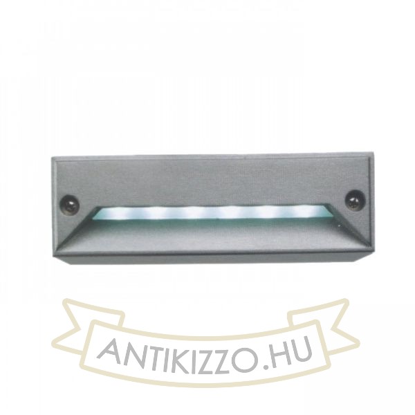 minI LED RC süllyesztett lámpa ezüstszürke 230V LED 0.8W IP54 5500k