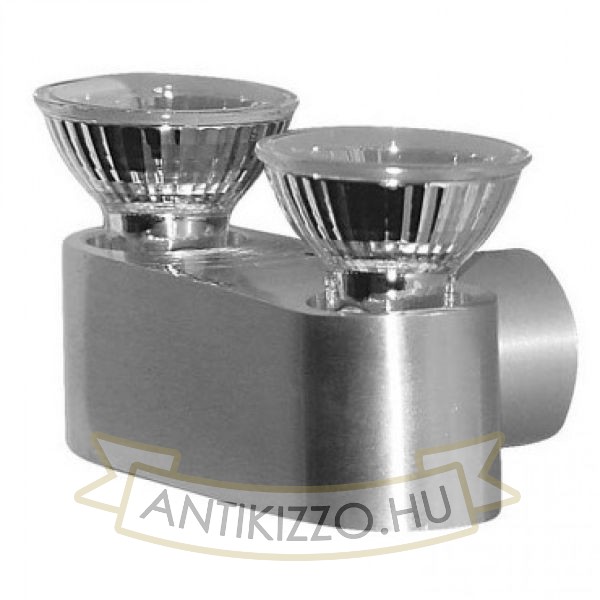OZONE II fali lámpa alumínium GU10 2x50W