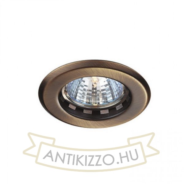 FGL Standart MR16 süllyesztett lámpa fésült acél 12V GU5,3 50W