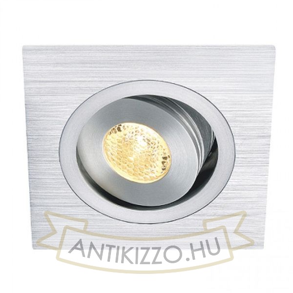 LELEX SQ I süllyesztett lámpa szálcsiszolt alumínium 350mA LED 1W 25° 3000K
