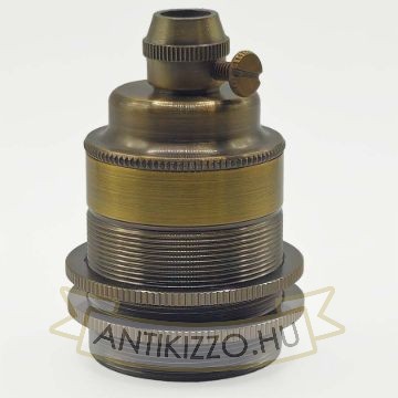 Edison izzó foglalat antik bronz szín - E27