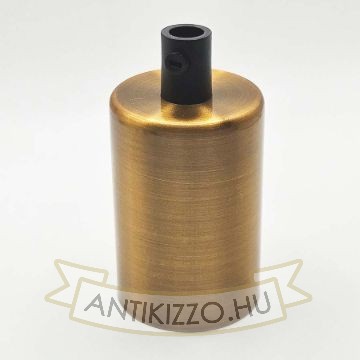Fém E27 foglalat Antik sárgaréz