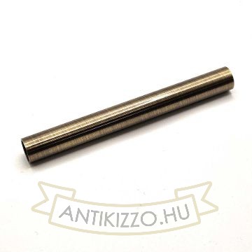 Antik bronz cső két végén belső menettel - 10cm