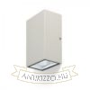 DIXIE 10x16 fali lámpa fehér 230V LED 2x5W 84° IP54 3000K