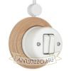 Egyes natúr fa keret falonkívüli porcelán egységekhez