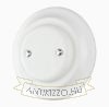 Fehér porcelán vakfedél Ø60 mm-es dobozhoz