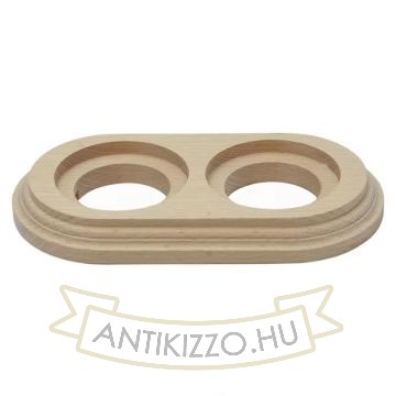 Kettes natúr fa sorolókeret falonkívüli porcelán egységekhez
