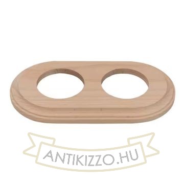 Natúr fa kettes sorolókeret süllyesztett porcelán szerelvényekhez