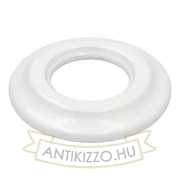 Fehér Porcelán Keret – 1-es Süllyesztett Szerelvényhez - BONOLO