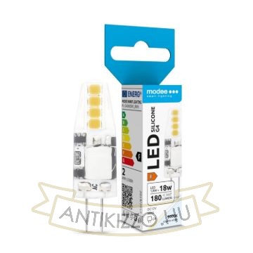 Modee Lighting LED Izzó G4 Silicon DC 12V 1,8W 6000K (180 lumen) ERP