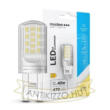 Modee Lighting LED Izzó G9 Aluminium 4,2W 2700K (470 lumen) ERP B1