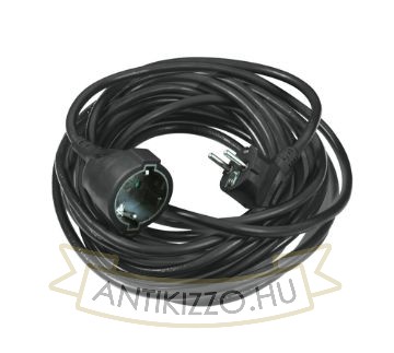 Technik Professional Hosszabbító (lengokábel) Fekete 10m kábellel 3x1,5mm2 16A