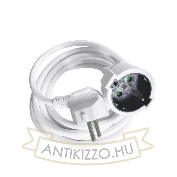 Technik Professional Hosszabbító (lengokábel) Fehér 3m kábellel 3x1,5mm2 16A