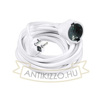 Technik Professional Hosszabbító (lengokábel) Fehér 5m kábellel 3x1,5mm2 16A