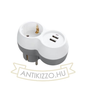 Technik Professional WG Elosztó Fali 1 utas + 2 USB-A 16A
