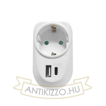Technik Professional Elosztó Fali 1 utas + USB-A+C 16A