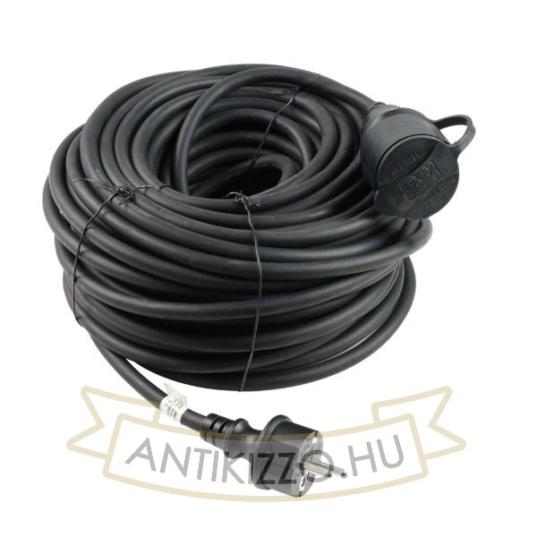 Technik Industrial Hosszabbító 1 utas 30m kábellel 3x2,5mm2 H07RN-F (IP44) 16A