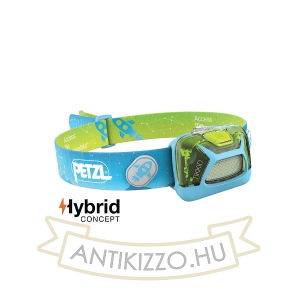Petzl Fejlámpa TIKKID (3xAAA) 20 lumen Kék