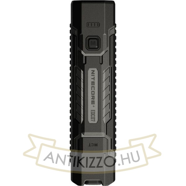 Nitecore Elemlámpa EDC07 (Beépített Li-Ion) MCT UHE LED (1500 lumen) Fekete