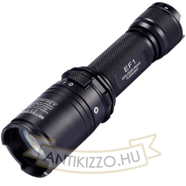 Nitecore Elemlámpa EF1 (1x18650) 830 lumen ATEX 2/22 G Ex d II T6 Gb