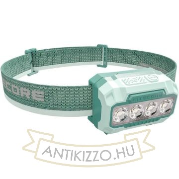 Nitecore Fejlámpa HA23UHE (3x AAA/akkumulátor) 4x MCT UHE LED (600 lumen) Zöld