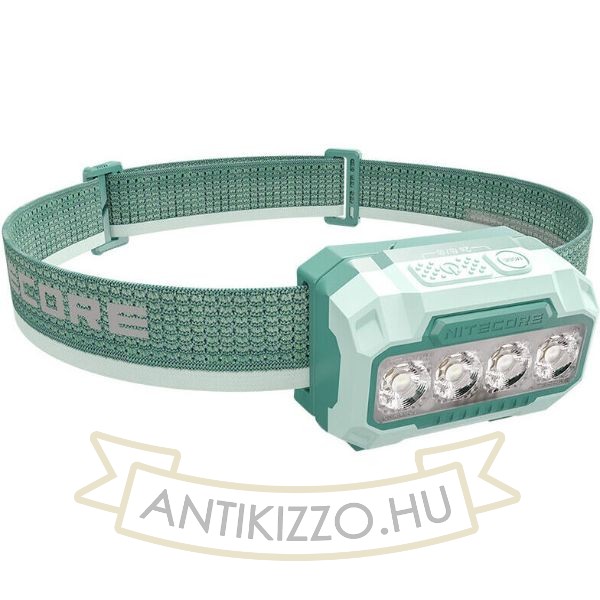 Nitecore Fejlámpa HA23UHE (3x AAA/akkumulátor) 4x MCT UHE LED (600 lumen) Zöld