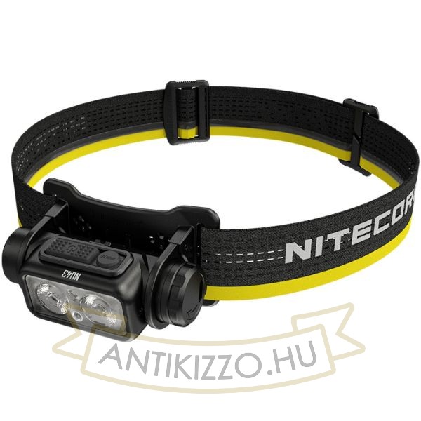 Nitecore Fejlámpa NU43 (1x18650 - tartozék) LUMINUS SST-20-W (1400 lumen)