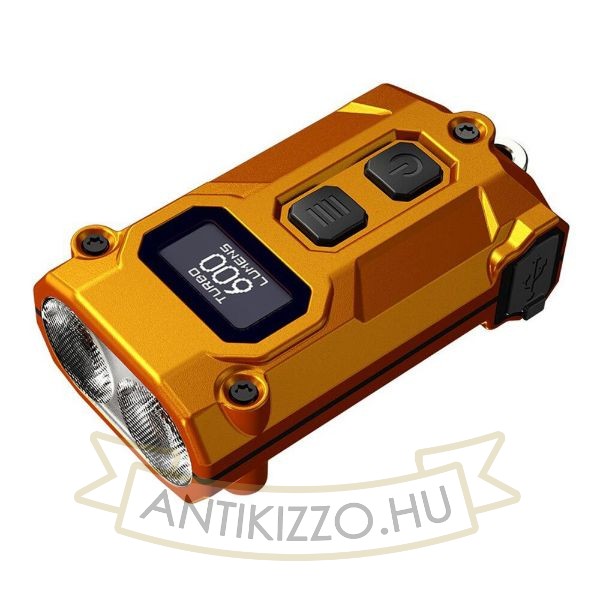 Nitecore Elemlámpa TINI 3 (akkumulátoros) MCT UHE LED (600 lumen) Narancs