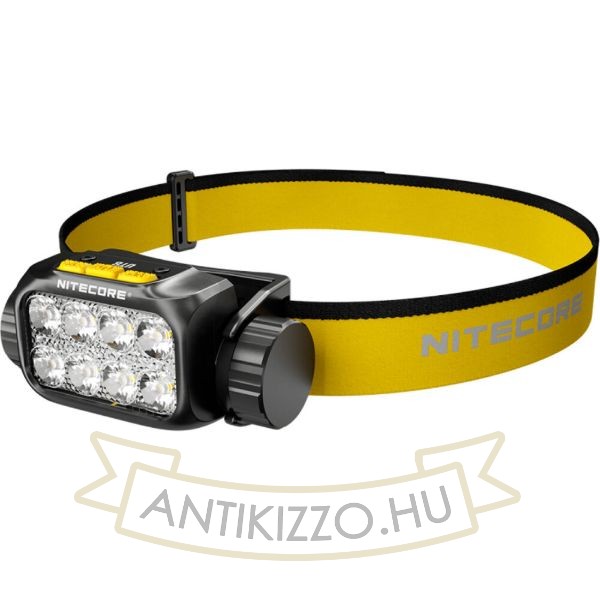 Nitecore Fejlámpa UT6 (1x 18650 tartozék) 8x MCT UHE LED (1600 lumen) Fekete