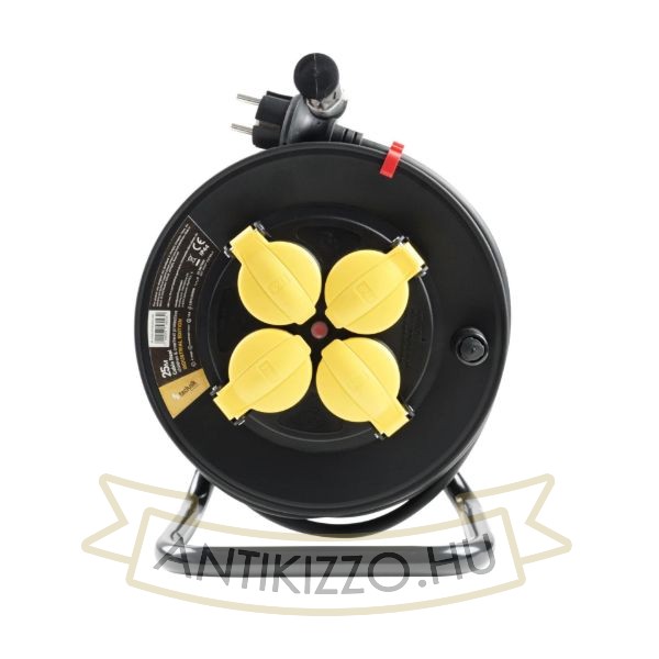 Technik Industrial Kábeldob 4-er 25m 1,5mm2 H07RN-F (IP44) 16A